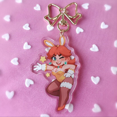 Thumbnail Keychain Flower Princess Bunnysuit Rizdraws