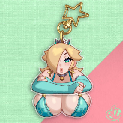 Thumbnail Keychain Jiggly Star Princess Rizdraws